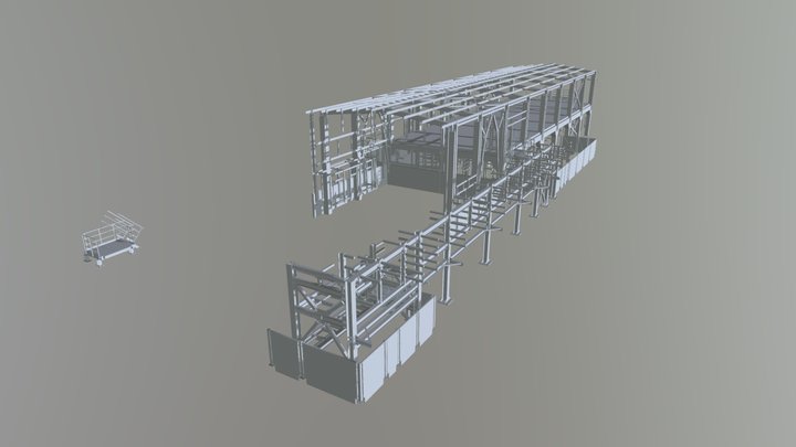 Амурский ГПЗ 3D Model