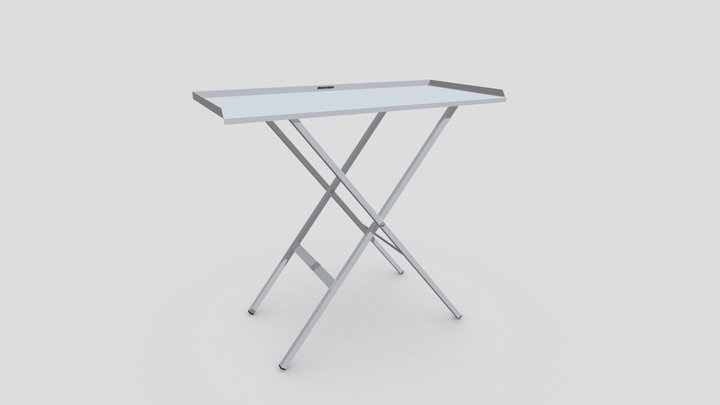 Folding Paddock Table 3D Model