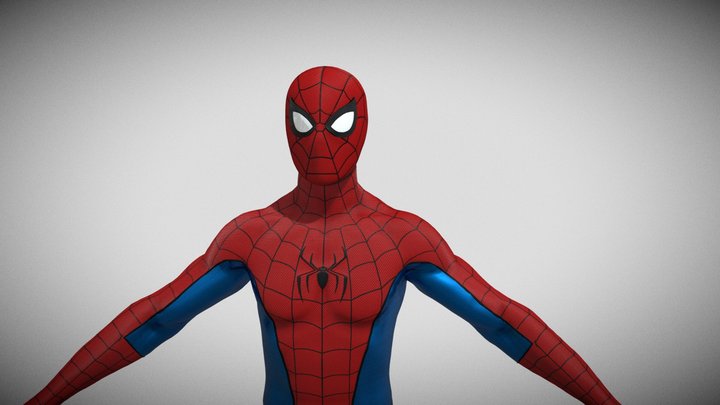 Spider-Man No Way Home (Rigged) V2 3D Model