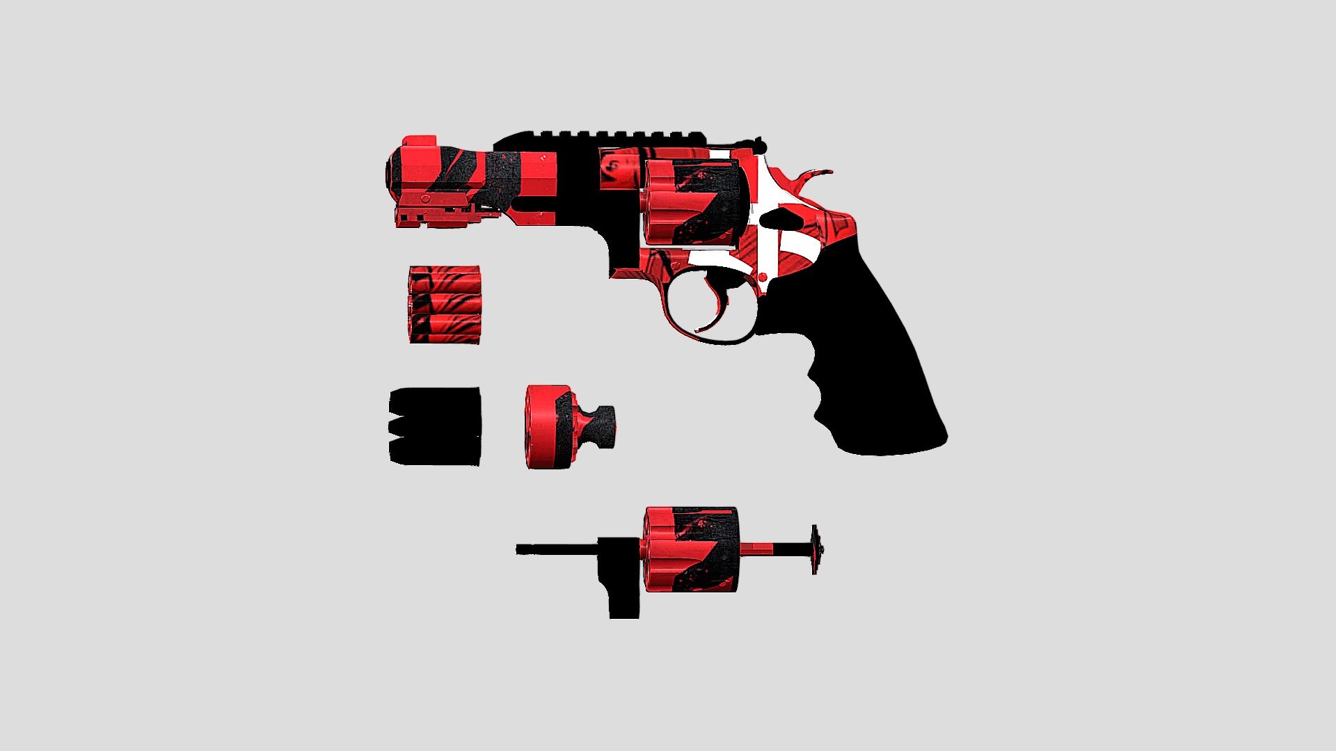 revolver - Download Free 3D model by taxxxman22 [acaf145] - Sketchfab