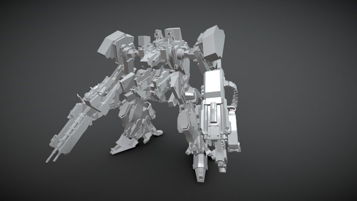 Muldoon Blockout 3D Model