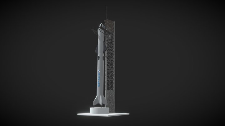 Starship 3D Model