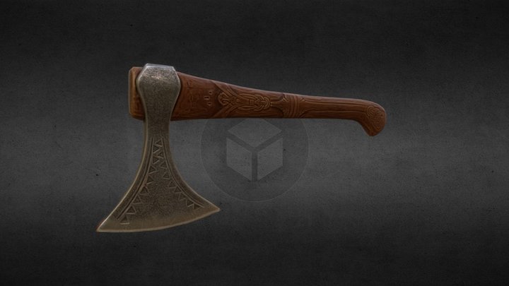 Axe Slavic 3D Model