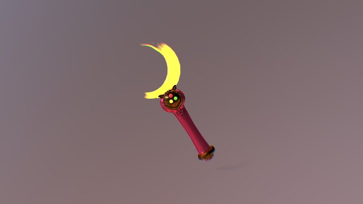 Moon Stick - Sailor Moon 3D Model