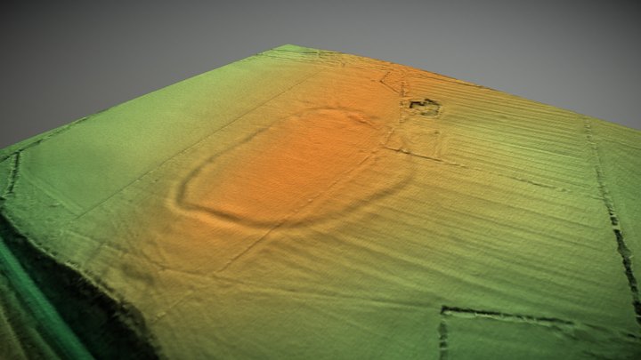 Bury Hill Camp, Purton, Wiltshire (UK) – Free 3D Model STL