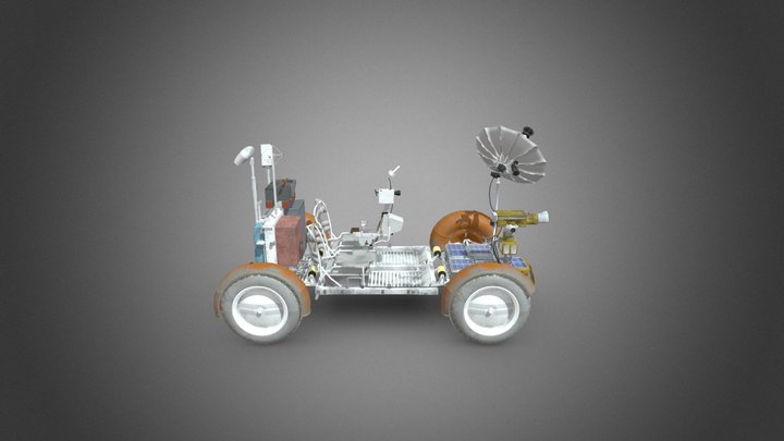 Mondfahrzeug (Lunar Rover) 3D Model