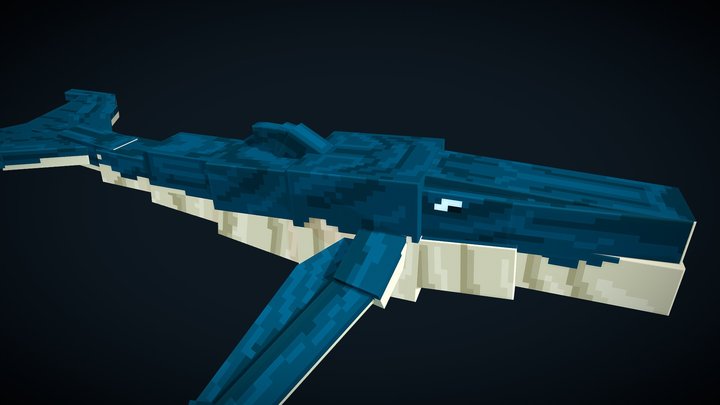 Blockbench Whale (free) 3D Model