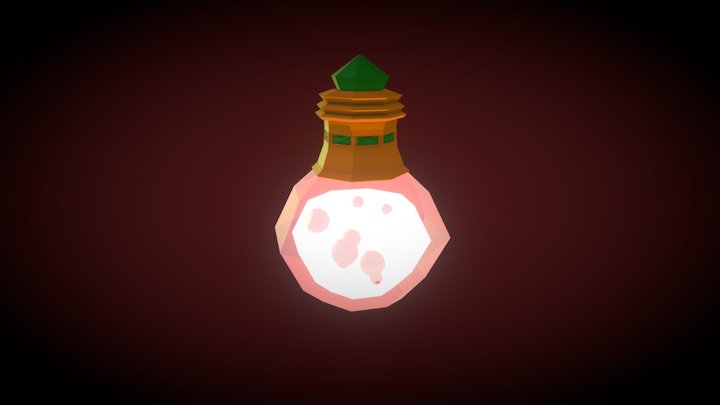 Lowpoly potion 3D Model