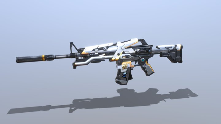 M4a1 Hero – Modello 3D gratuito STL