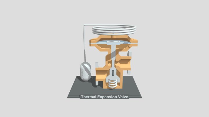 3D Printed Thermal Expansion Valve 3D Model