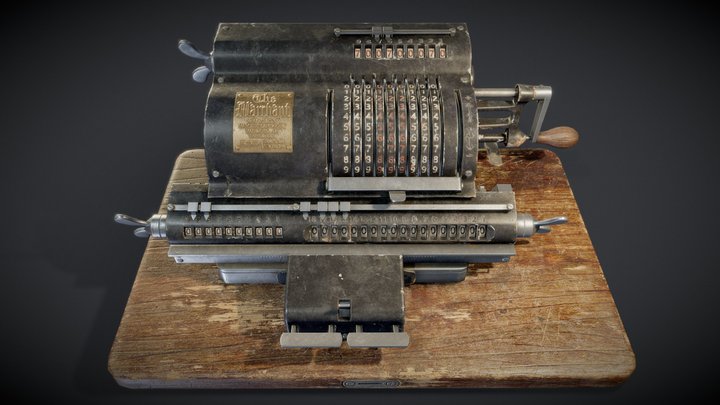 Calculator Marchant, Circa 1920 3D Model