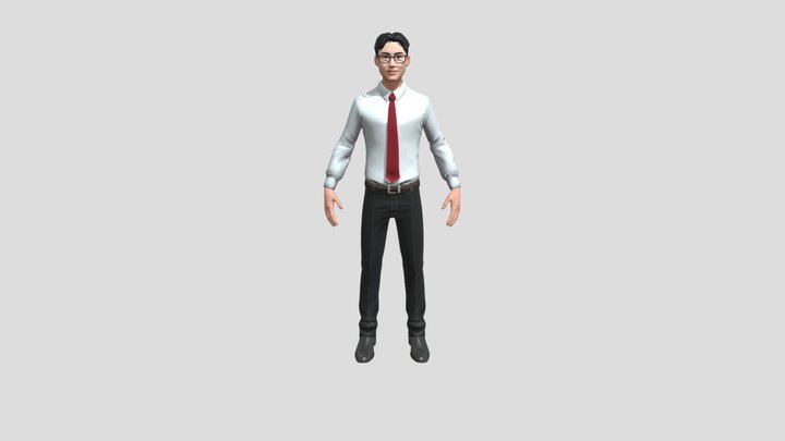 野上アバター 3D Model