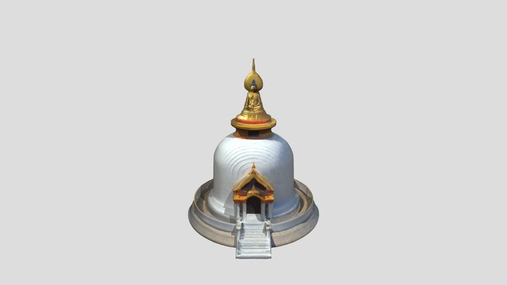 create bauddha stupa 3D Model