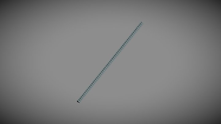 Molding 26mm Raie De Cœur 3D Model