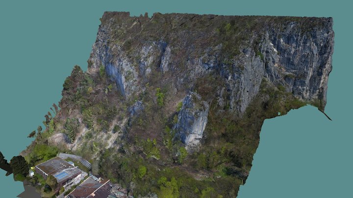 Falaise Annecy 3D Model