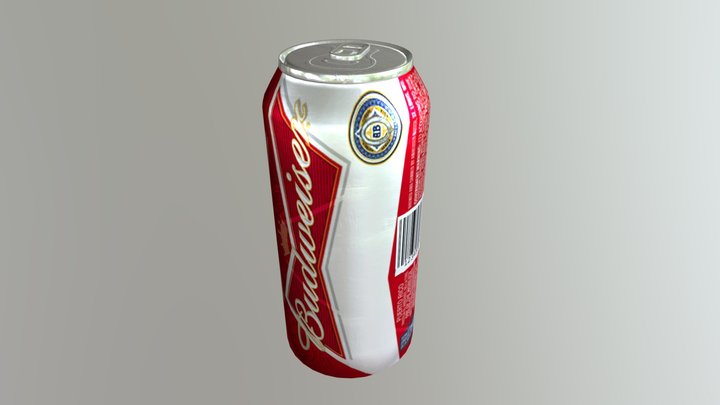Budweiser Can 3D Model