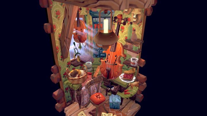 DAE Crib - "Luthier's room" 3D Model