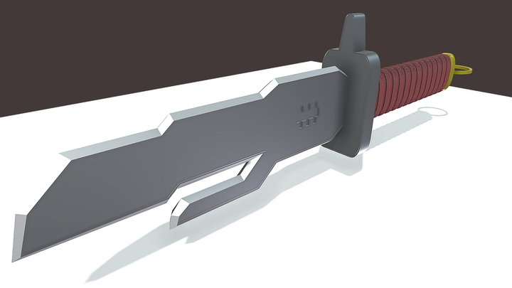 Jujutsu Kaisen Toji Knife 3D Model