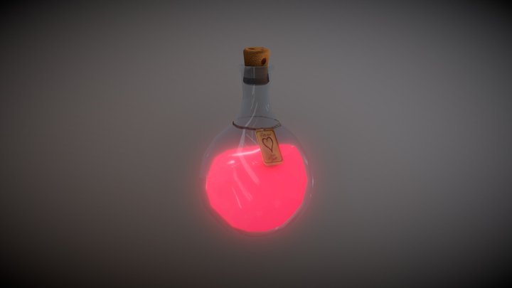 Potion Bottle 3D Model