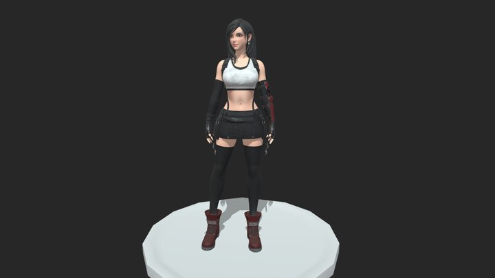 Tifa lockhart 3D Model