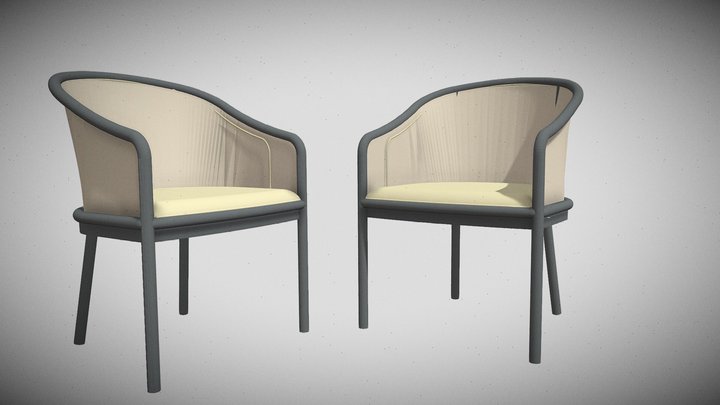 CHAIR- Rattan chair 3D Model