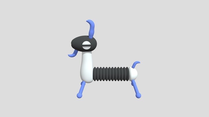 Goat toy 3D Model