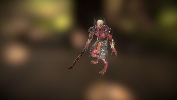 Demon Idle Animation 2 3D Model