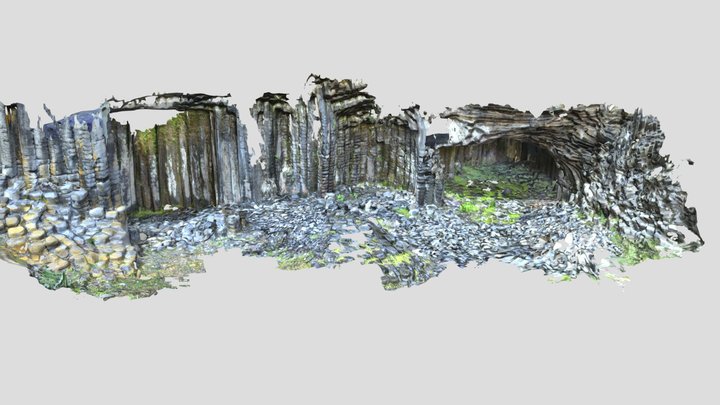 玄武洞 Genbudo 3D Model