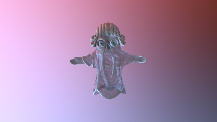 Spoopy Ghost 3D Model
