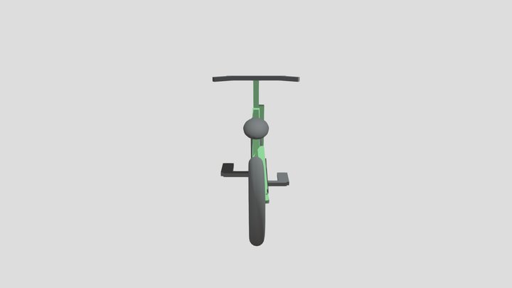 Bicycle simple 3d model glb