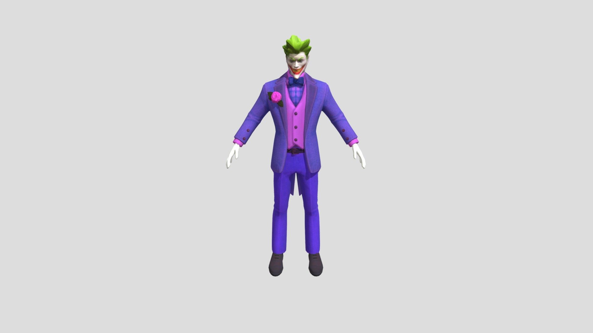 The Joker - 3D Model By Appsbypaulhamilton [acc1f03] - Sketchfab