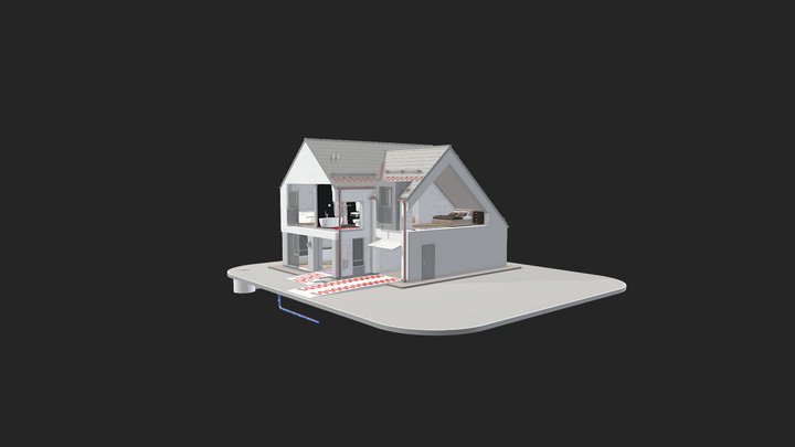 CALEO_heating the house_5 3D Model