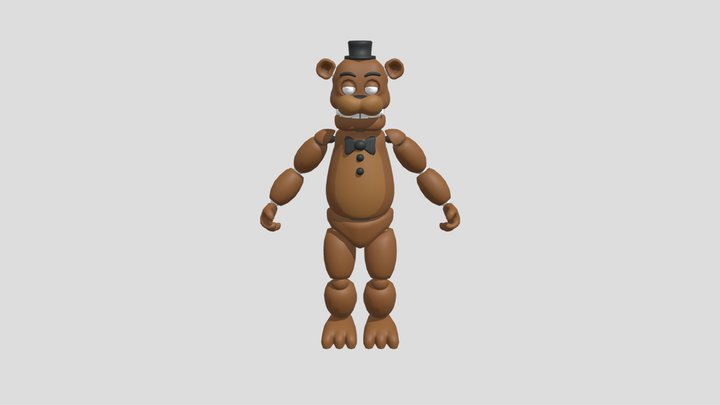 Unwithered Freddy V1 3D Model