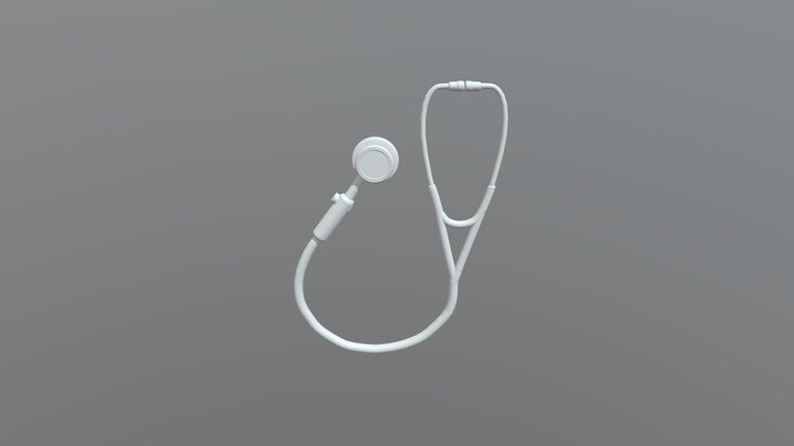 Stethoscope 3D Model