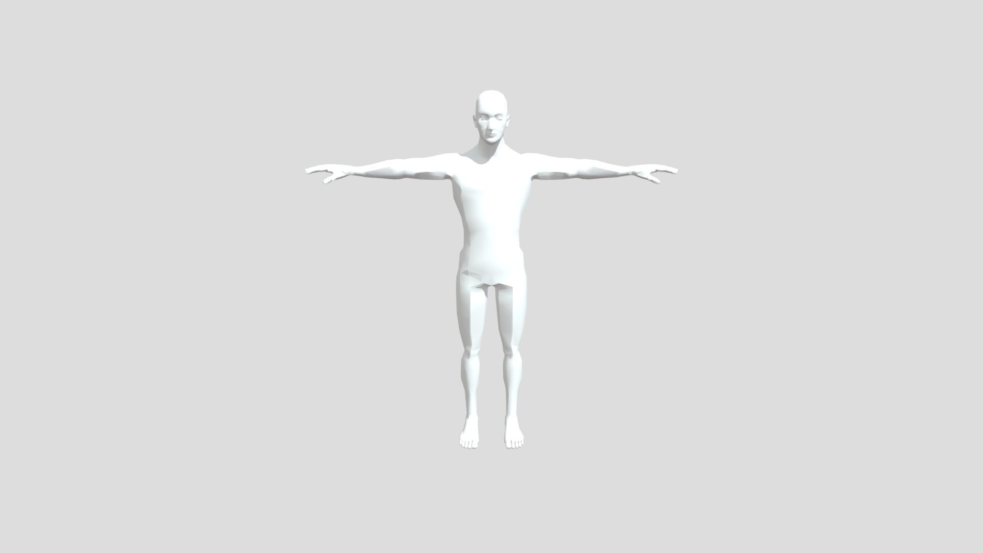 Base Mesh Man Simple