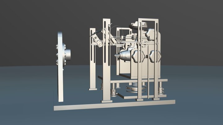 測試台-修1 3D Model