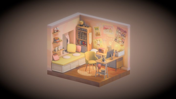 Kidult's iso room 3D Model