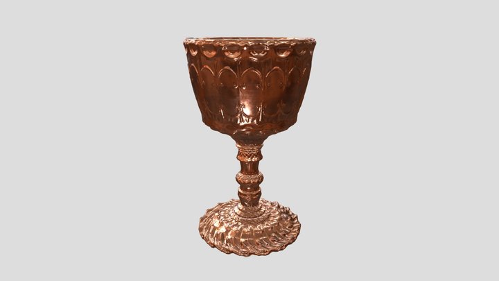 Goblet Copper Model 3D Model