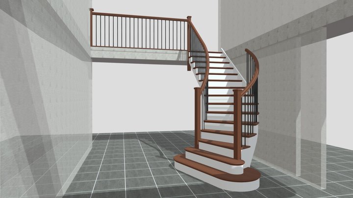 Mohamed_54N_curve 3D Model