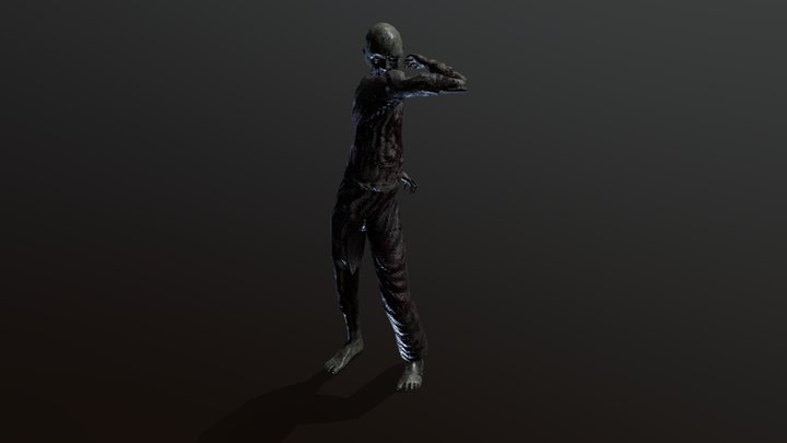 Terror Engine - Male Zombie 3D Model