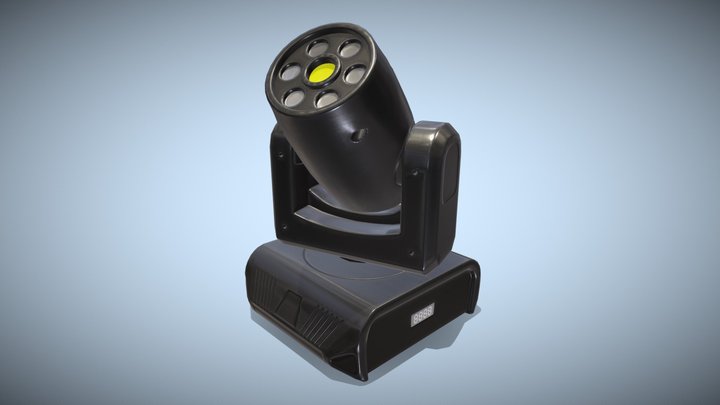 Moving Head Light, 3D Model 3D Model