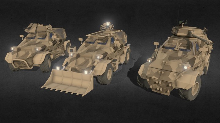 F-series light vehicles (V1) 3D Model