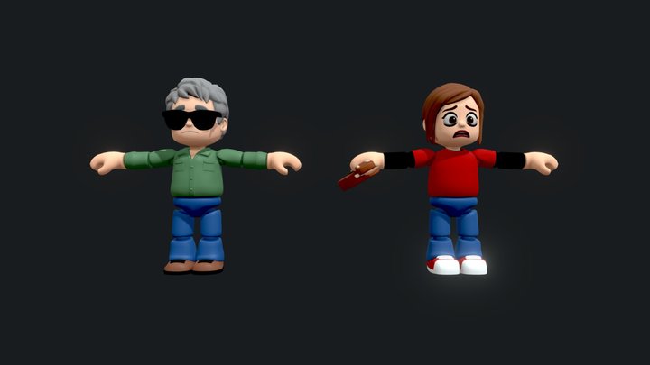 MINIMO FIGURE COLLECTION – Adventure Pack 3D Model