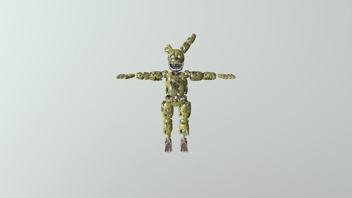 Springtrap Help Wanted 3D Model