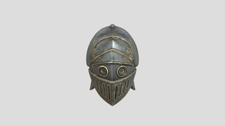 Gilded Knight Helmet