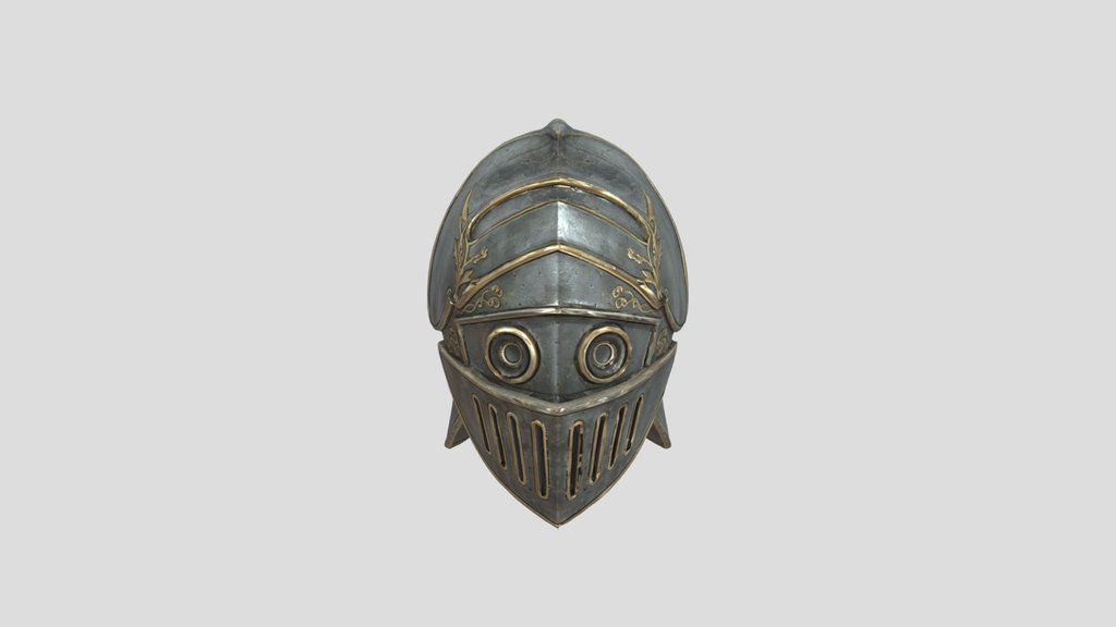 Gilded Knight Helmet