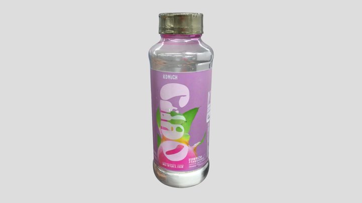 Dragon Kombucha Bottle 3D Model