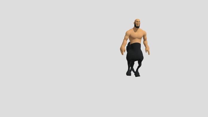 Bellydancing Centaur 3D Model