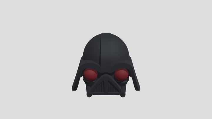 Angry Birds Star wars Darth Vader 3D Model