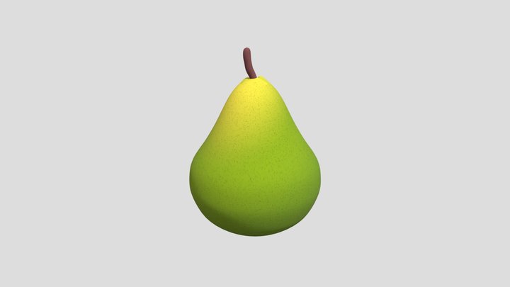 pear 3D Model